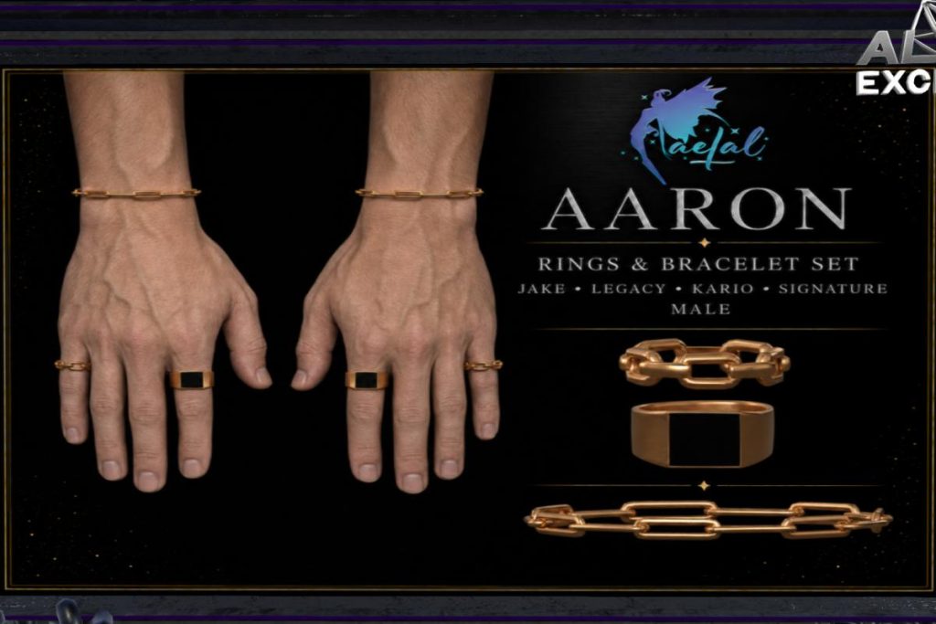 Aaron Rings &amp; Bracelets - Gianni/Jake/Kario/Legacy, L$199