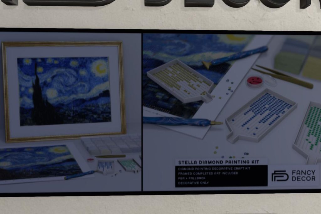 Stella Diamond Painting Kit, L$400