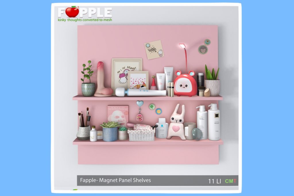 Magnet Panel Shelves, L$250