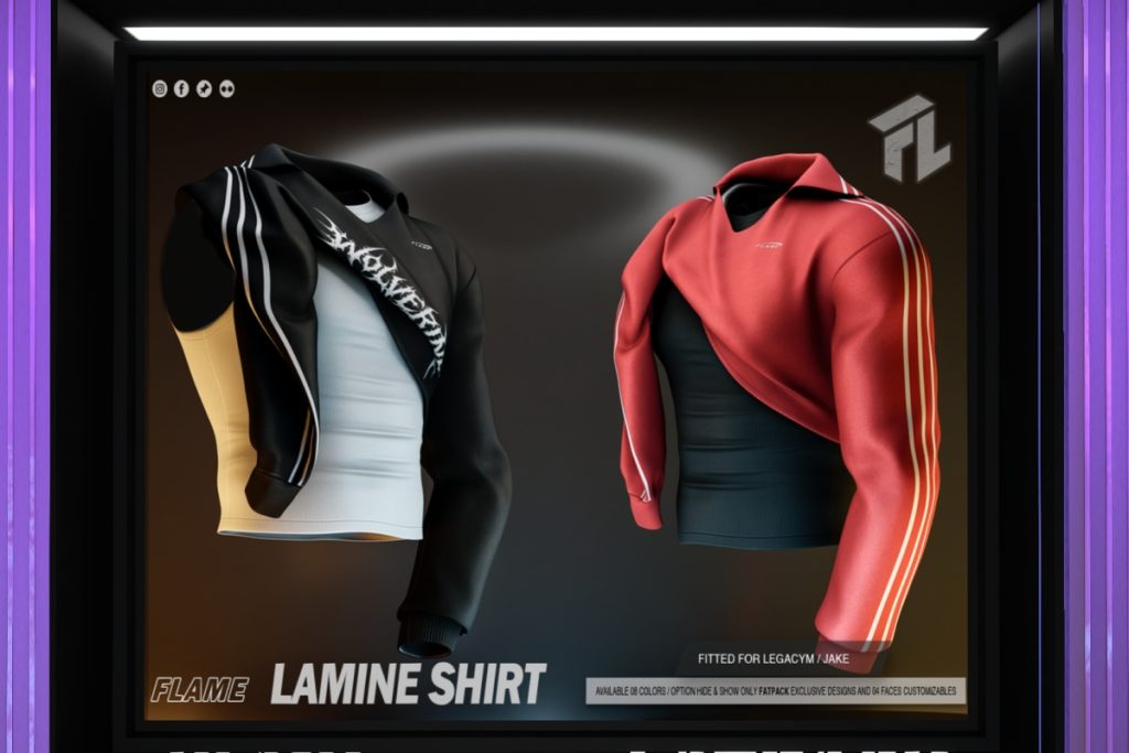 Lamine Shirt - Jake/Legacy, L$299 each/L$999 FP