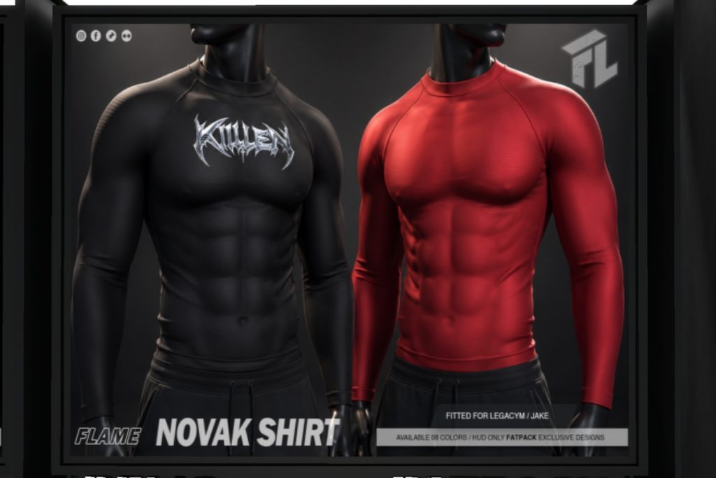 Novak Shirt - Jake/Legacy/+mods, L$299 each/L$999