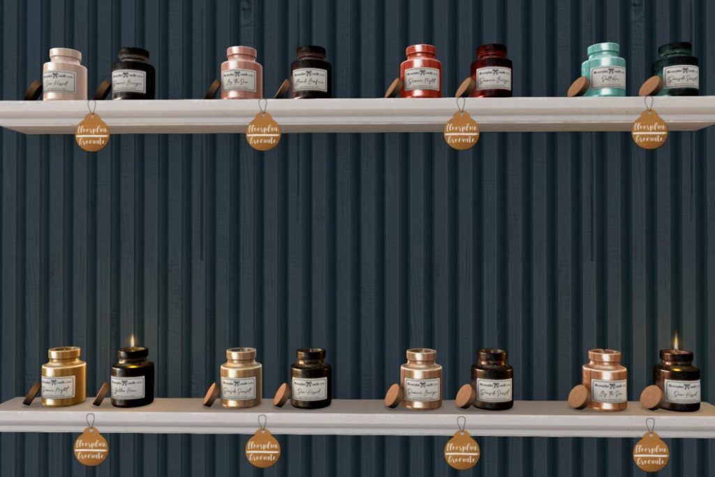 Bottled Candle, L$88 each/L$388 FP