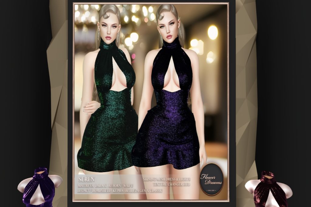 Seren Dress - GenX/Inithium/Legacy/MaitreyaX/Reborn/+mods, L$300