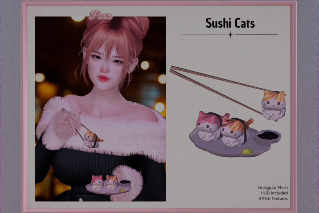 Sushi Cats, L$250