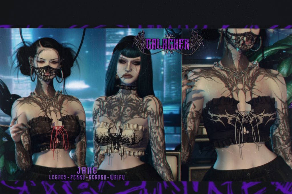 Jane Top -  Legacy/Reborn/+mods, L$299 each/L$1799 FP