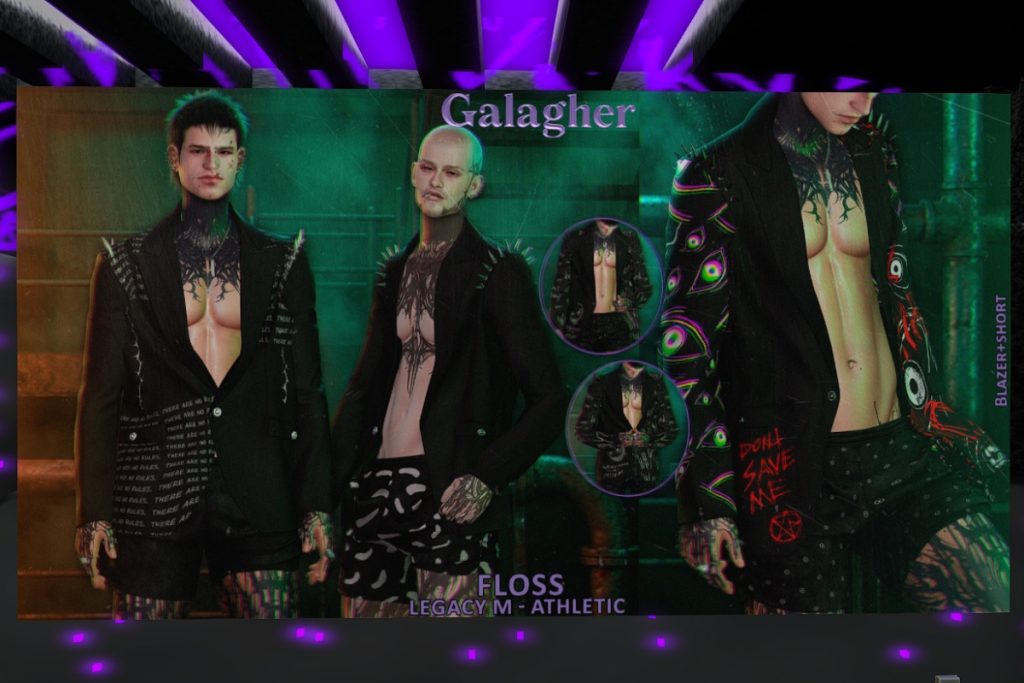 Floss Blazer and Shorts - Legacy/+mods, L$299 each/L$1799 FP