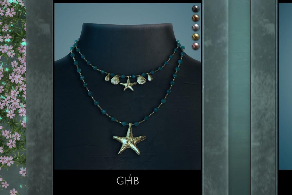 Lagoon Necklace - Legacy/MaitreyaX/Nhumana/Reborn, L$299 each