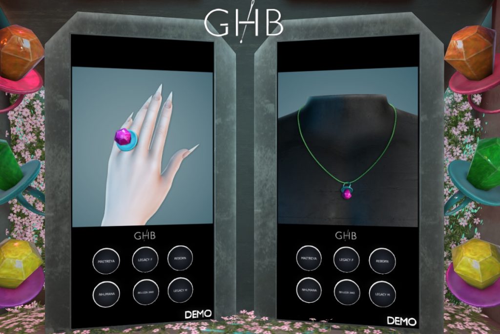 Sugar Bling Ring and Necklaces - Jake/Legacy F+M/Maitreya/Nhumana/Reborn, L$199 each