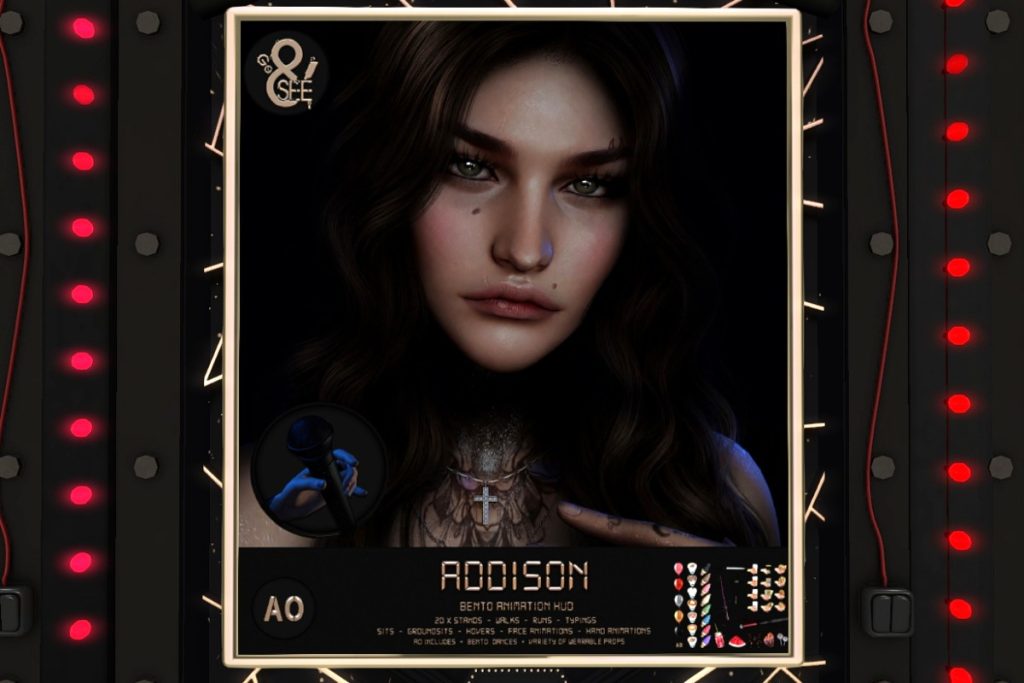 Addison Poses, L$120 each/L$2500 A/O