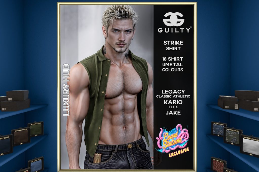 Strike Shirt - Jake/Kario Flex/Legacy/+mods, L$249 each/L$1099 FP