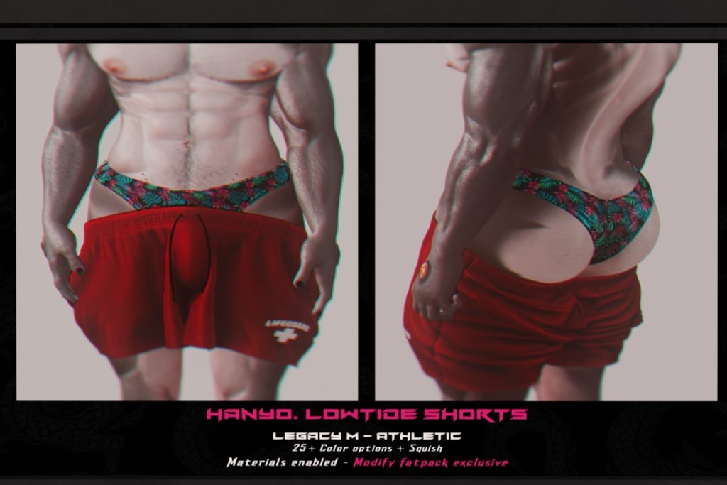 Low Tide Shorts - Legacy/+mods, L$249 each