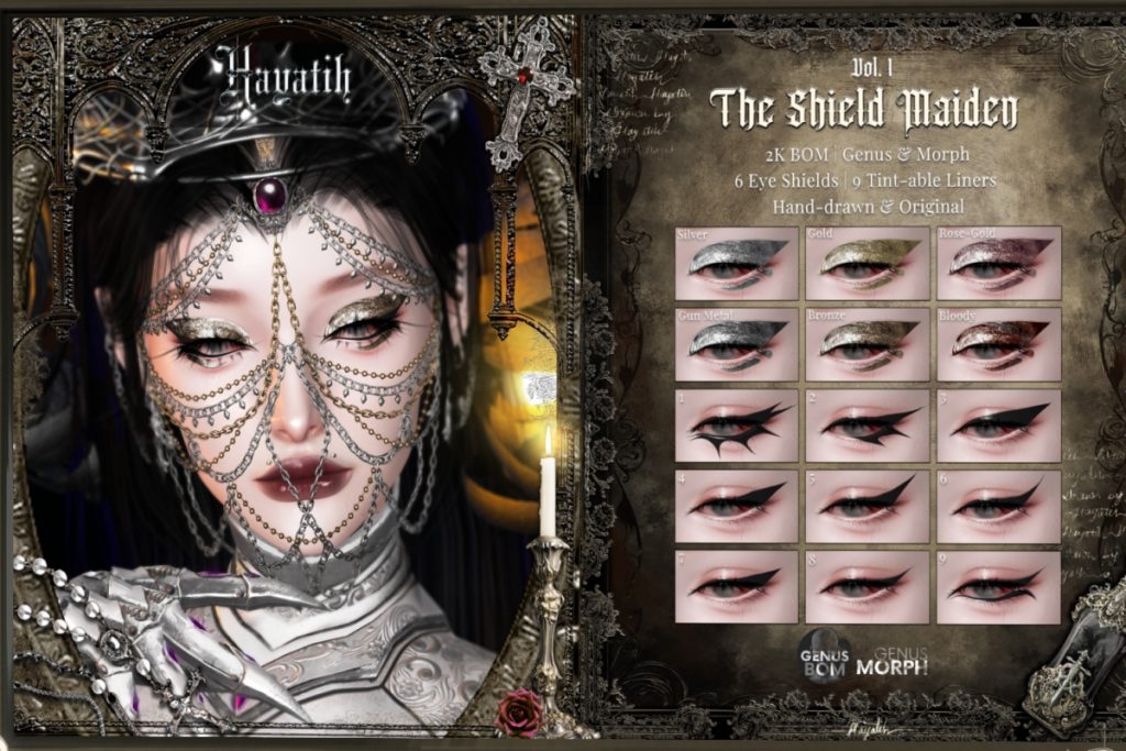 The Shield Maiden Eyeshadow - Genus/Genus Morph, L$252