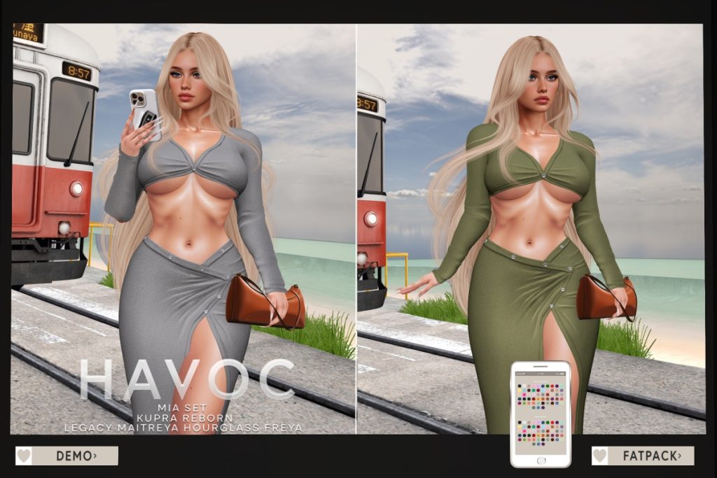 Mia Set - Freya/Hourglass/Inithium/Legacy/Maitreya/Reborn, L$299 each/L$2999 FP
