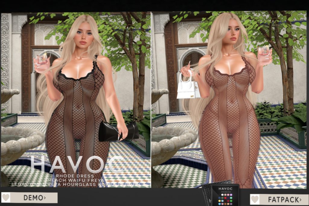 Rhode Dress - Freya/Inithium/Legacy/MaitreyaX/Peach/Reborn/+mods, L$299 each/L$1999 FP