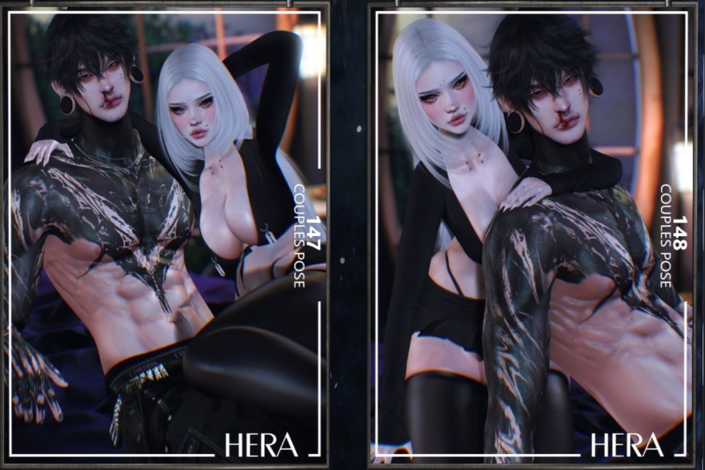 147 Couple Pose, L$250 | 148 Couple Pose, L$250