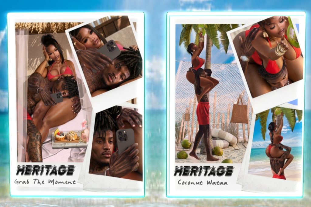 Grab the Moments Couples Pose, L$350 | Coconut Wataa Couples Pose, L$350