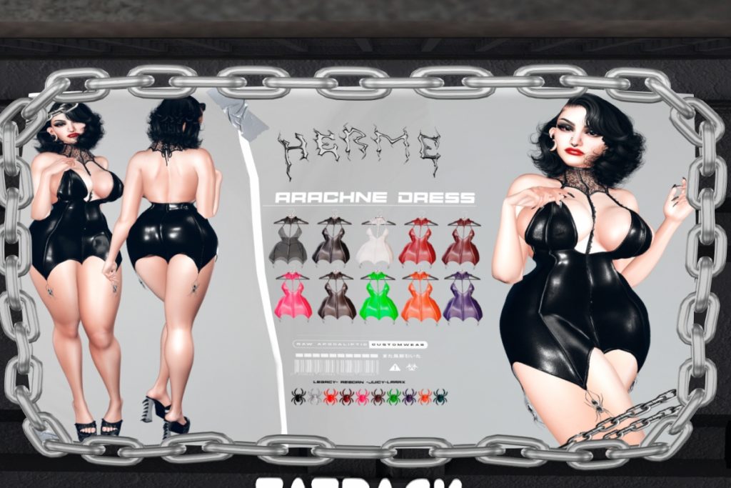 Arachne Dress - Legacy/MaitreyaX/Reborn/+mods, L$299 each/L$1199 FP