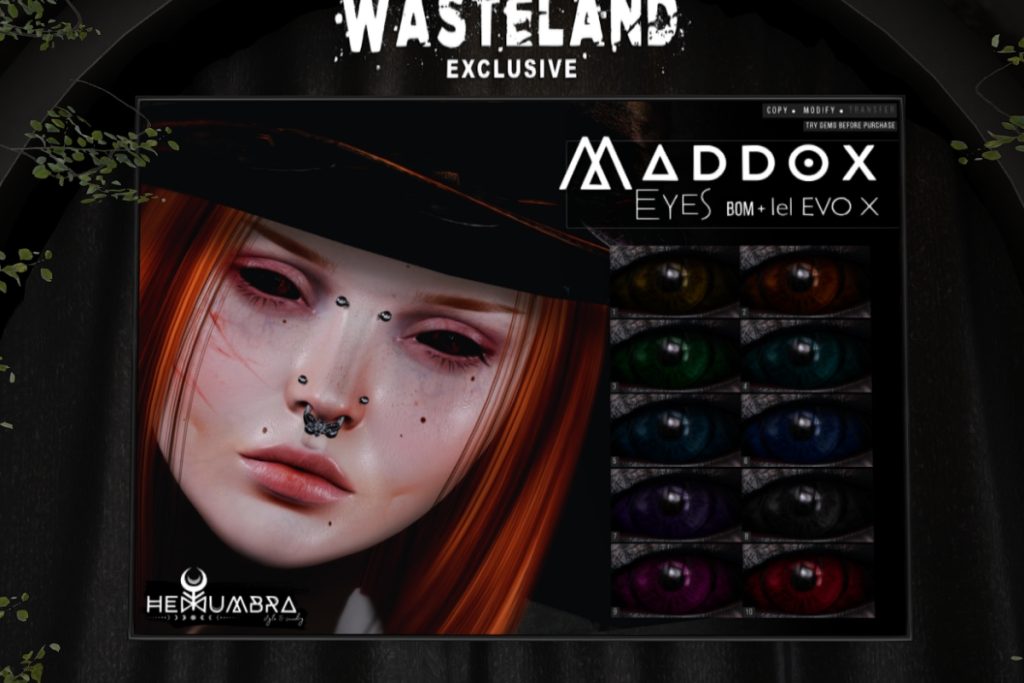 Maddox Eyes - BOM/EvoX, L$275