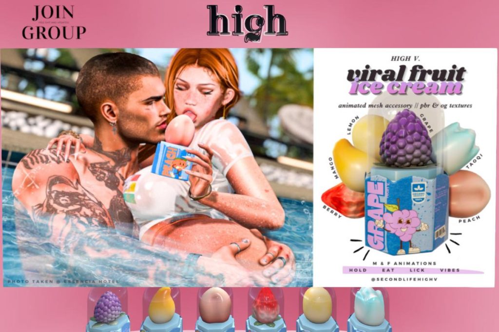 Viral Fruit Icecream, L$499 each/L$999 each FP
