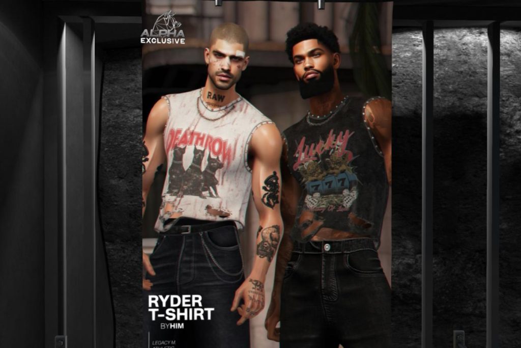 Ryder T Shirt - Legacy/+mods, L$199 each/L$1099 FP