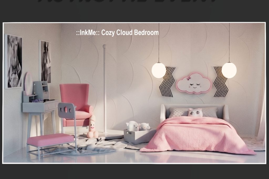 Cozy Cloud Bedroom Gacha, L$59 each play/L$2200 FP