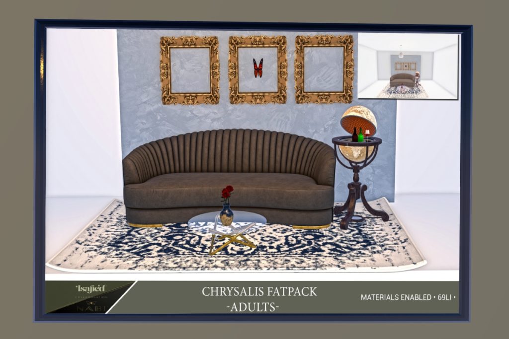 Chrysalis Furniture &amp; Decor, L$850-L$1250 each