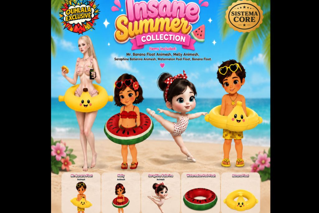 Insane Summer Collection, L$599 each /L$1499 FP