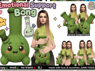 Emotional Support Bong Holdable, L$299
