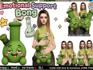 Emotional Support Bong Smokey Holdable, L$299