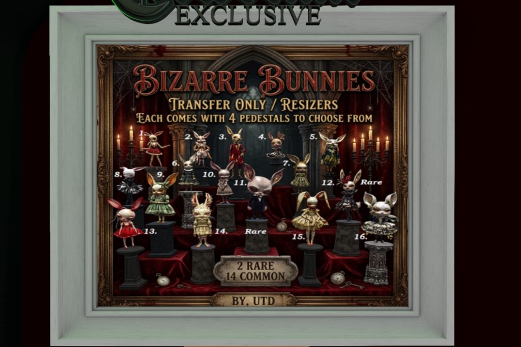 Bizarre Bunnies, L$65 per play/L$1695 FP