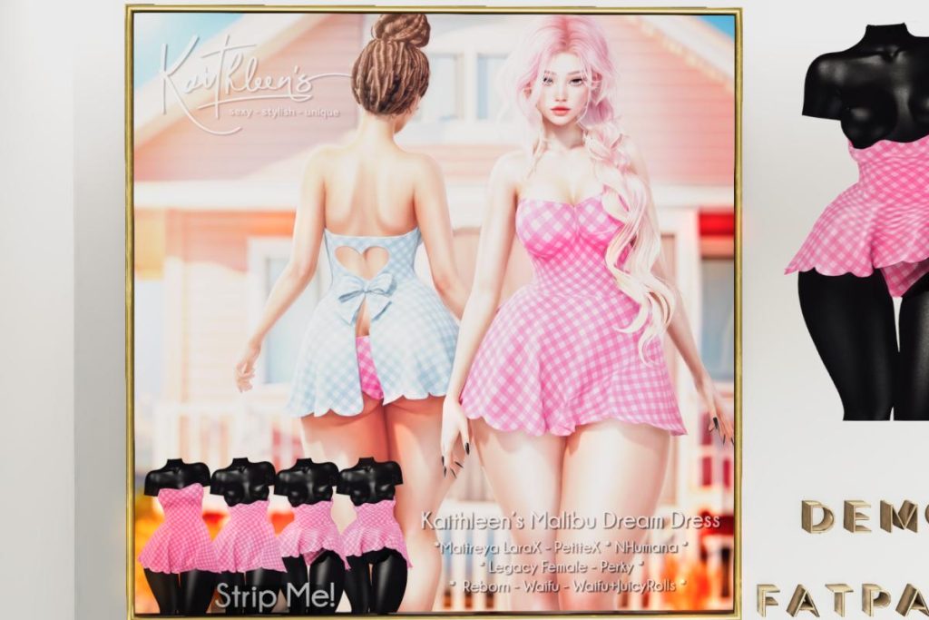 Malibu Dream Dress - Legacy/MaitreyaX/Nhumana/Reborn/+mods, L$299 each/L$1499 FP