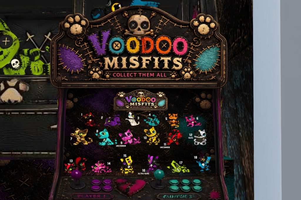 Voodoo Misfits Decor, L$75 per play