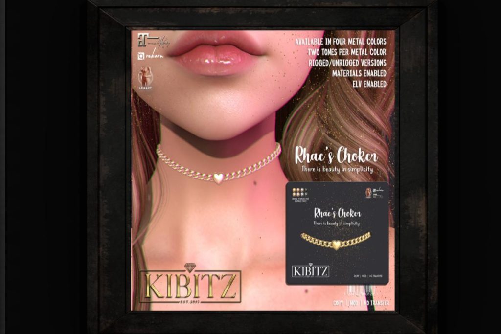 Rhae's Choker -  - Legacy/MaitreyaX/Reborn, L$259 each/L$777 FP