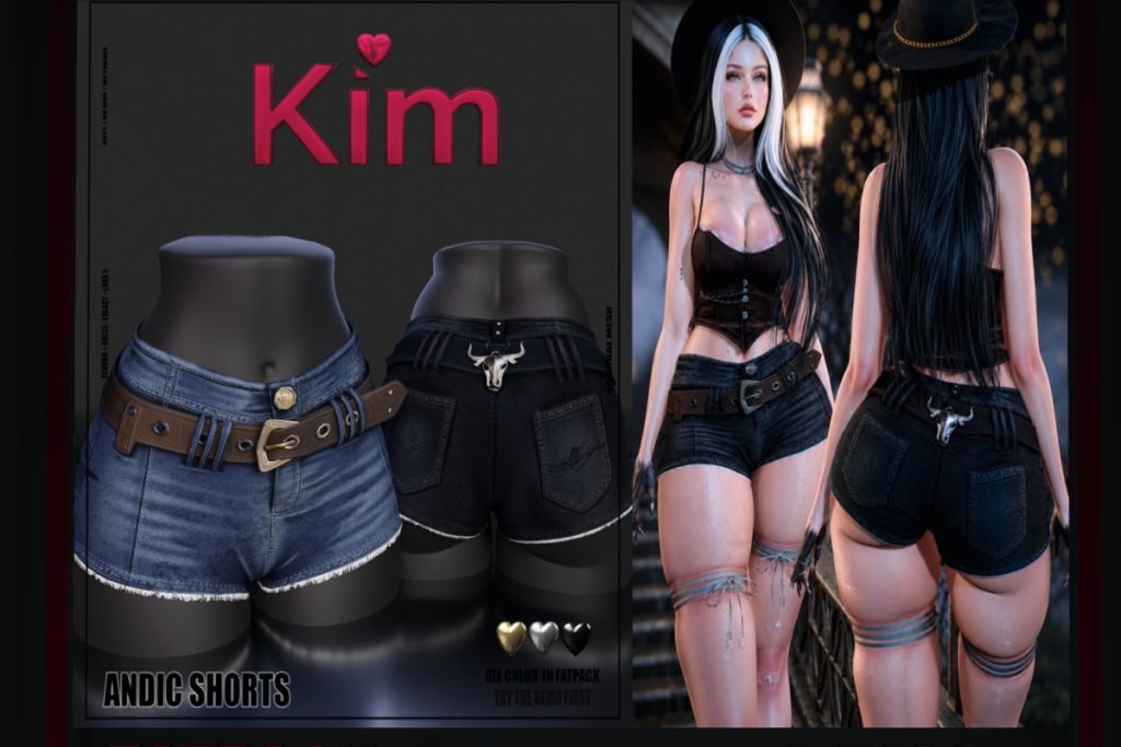 Andic Shorts - Legacy/MaitreyaX/Reborn, L$299 each/L$1999 FP
