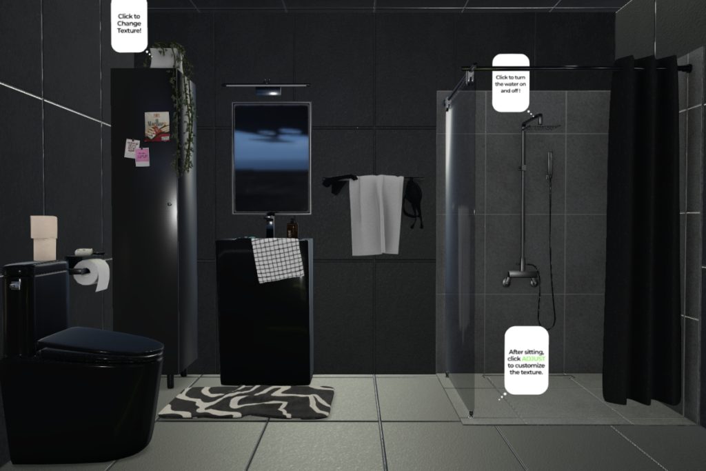 Cove Bathroom, L$199-L$399 each/L$999-L$1199 each FP