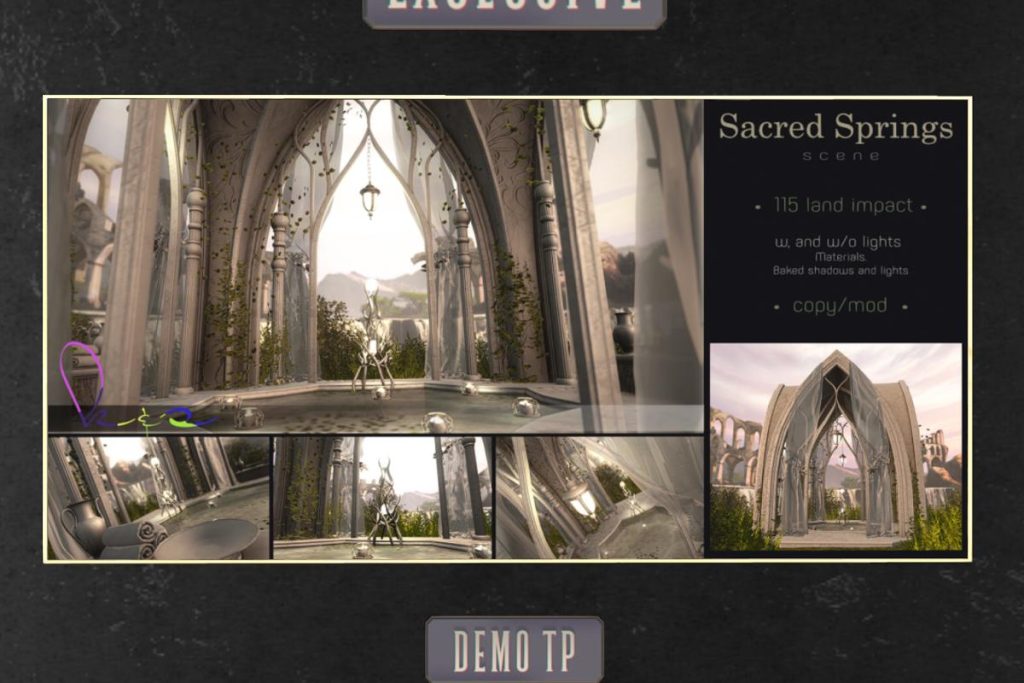 Sacred Springs Scene, L$850