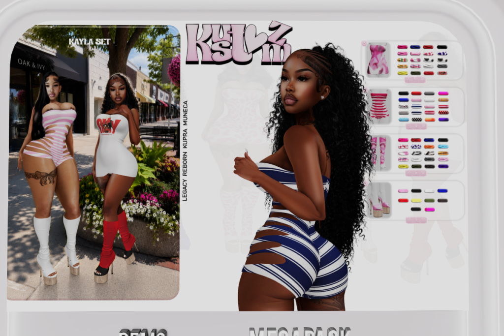 Kayla Set, Legacy/Inithium/Reborn/Yentements, L$399 each/L$599-L$999 FP