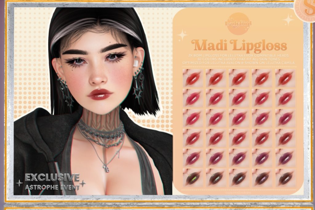Madi Lipgloss - EvoX, L$299