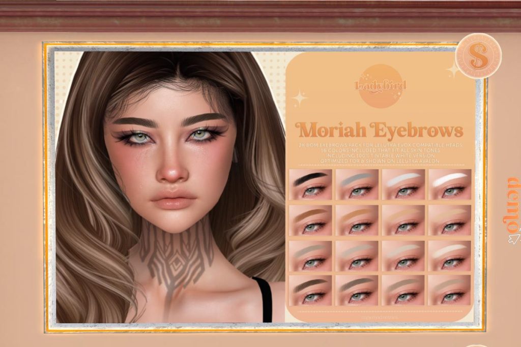 Moriah Eyebrows - Evo X, L$275