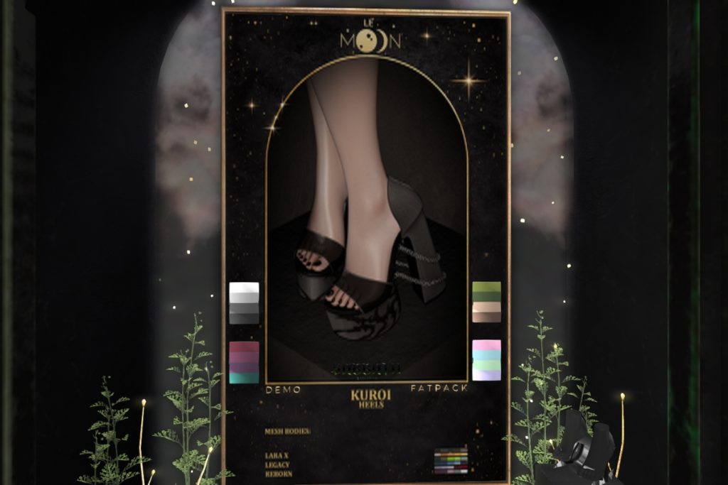 Kuroi Heels - Legacy/MaitreyaX/Reborn, L$400 each/L$1300 FP