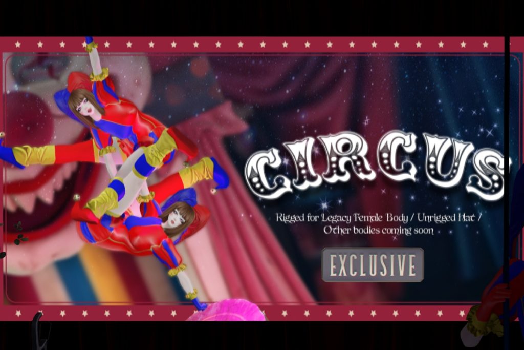 Circus Outfit - Legacy, L$350 each/L$1200 FP