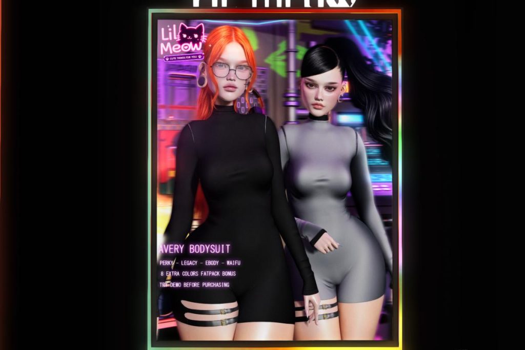 Avery Bodysuit - Legacy/Reborn/+mods, L$199 each/L$640 FP