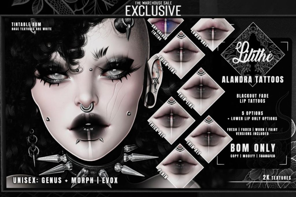 Alandra Tattoos - EvoX/Genus, L$200