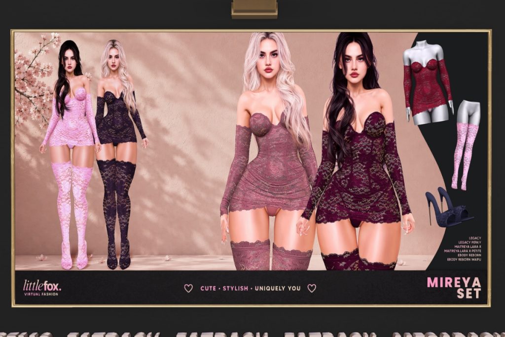 Mireya Set - Legacy/MaitreyaX/Reborn/+mods, L$279 each/L$779-L$1499 each FP/L$2699 MP
