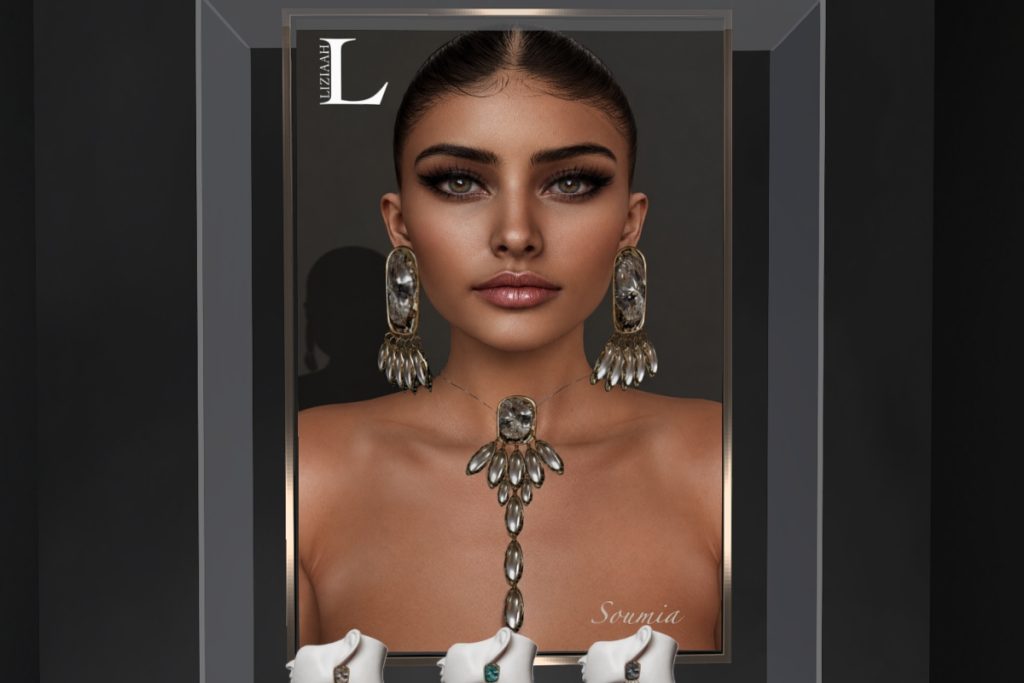 Soumia Jewelry Set, L$275 each/L$550 FP