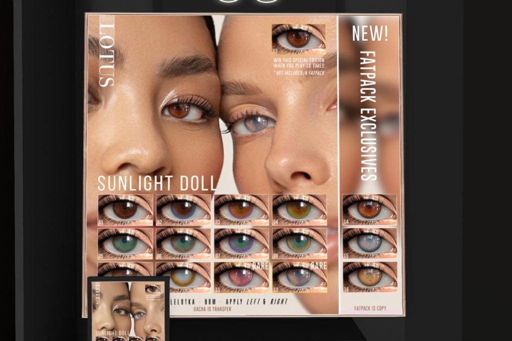 Sunlight Doll Eyes - Bom/Evo/Evo X, L$60 per play/L$2000 FP
