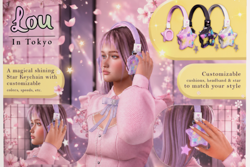 Star Headphones HUD, L$299 each/L$399 FP
