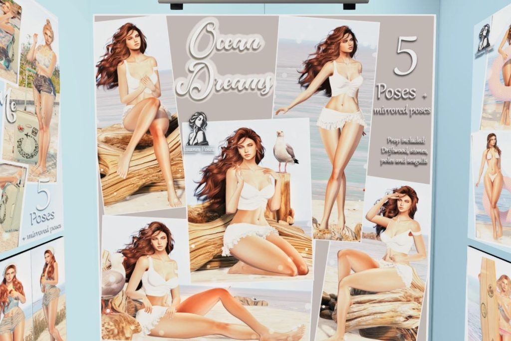 Ocean Dream Pose Pack, L$299