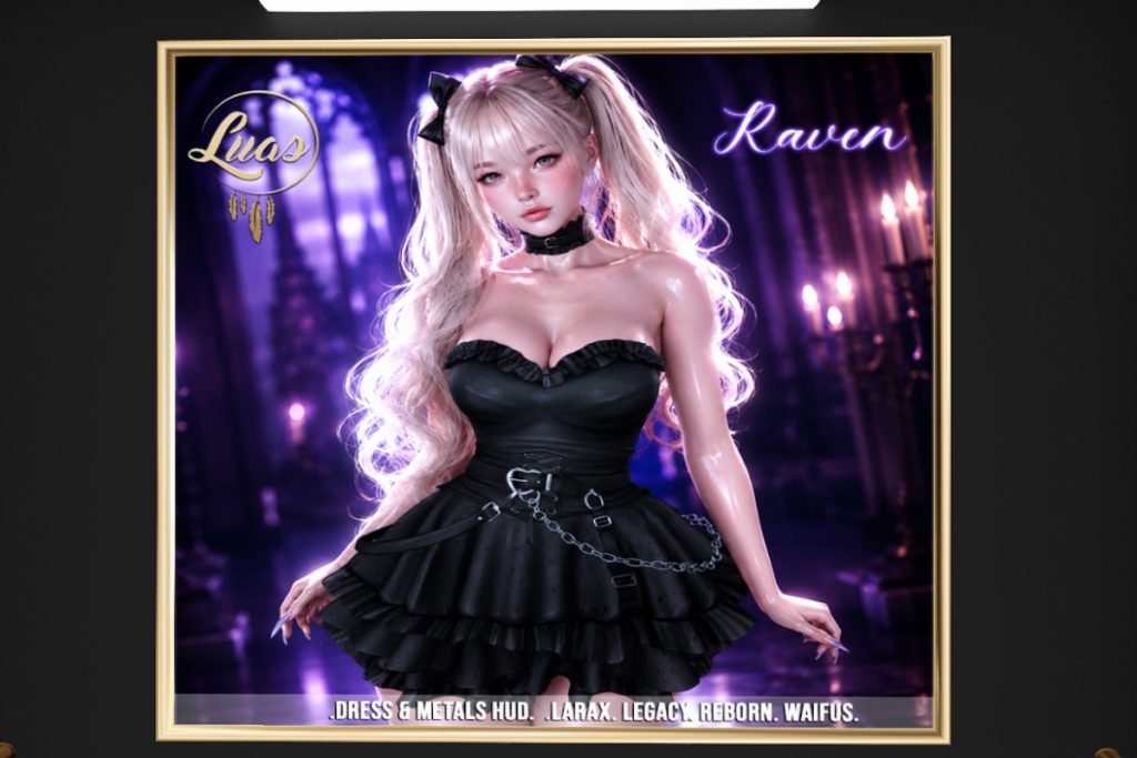 Raven Dress - Legacy/MaitreyaX/Reborn/+mods, L$249 each/L$899 FP