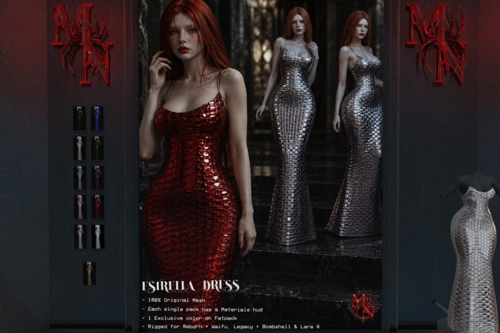 Estrella Dress - Legacy/MaitreyaX/Reborn/+mods, L$350 each/L$2050 FP